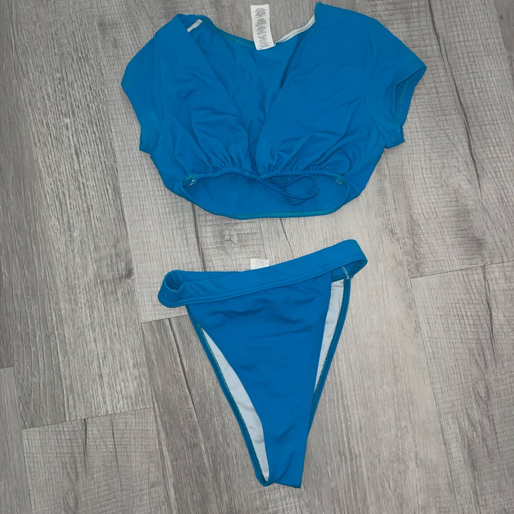 Pretty Little Thing Blue Bikini